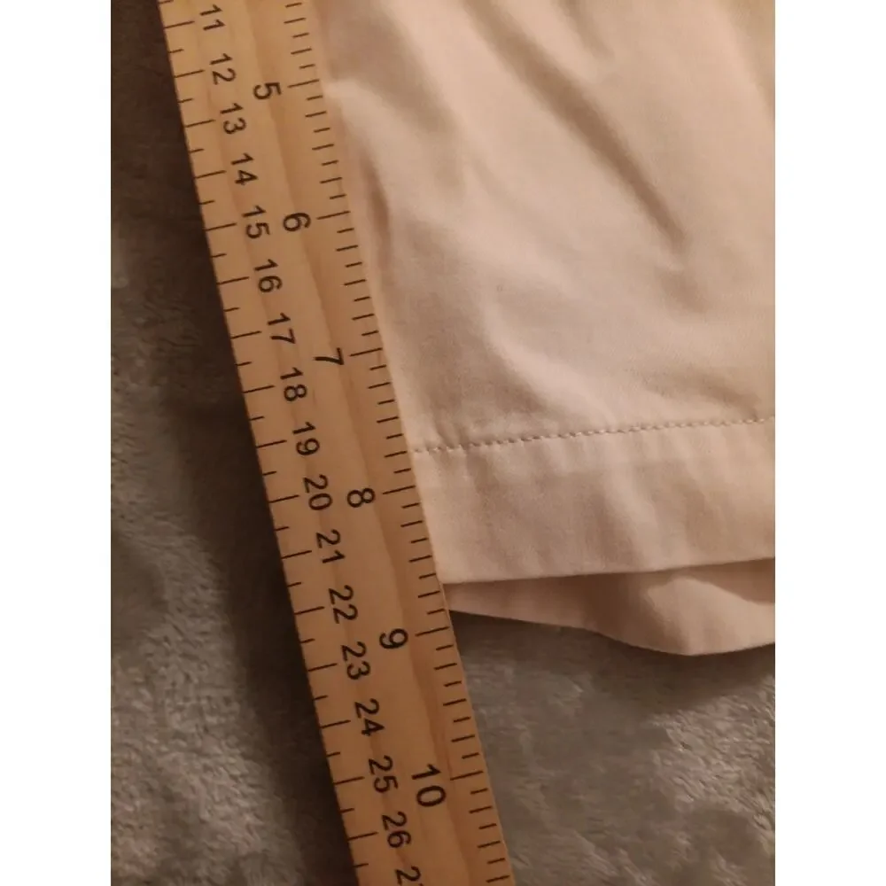 Peter Millar Chino Shorts Mens 36 100% Pima Cotton Light Peach